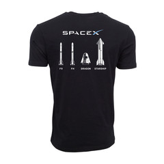 Space X Rockets Graphic T shirt