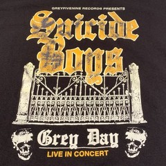 G59 Records $uisideboy$ Shirt Mens Large Concert Grey Day Rap Hip Hop Tee Spots