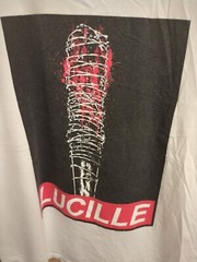 The Walking Dead Lucille T Shirt- Size XL- P2P 21 Inch