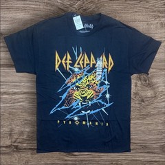 Def Leppard Pyromania Black T-Shirt Size Large