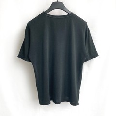 Tommy Bahama Silk Cotton Pique T-Shirt Mens sz L Black Short Slvs Crewneck