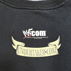 Vintage 2000 WWF Undertaker American Badass Motorcycle Wrestling Shirt Size L