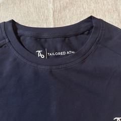 Premium Athletic Fit T Shirt In True Navy Medium
