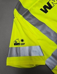 SAFETY YELLOW/REFLECTIVE T-SHIRT MEN’S LARGE
