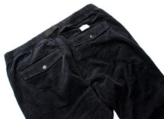 2013 DQM ~BELTED~ STRAIGHT LEG CORDUROY PANTS 32 elastic/bacon/noah/nyc/only/ny