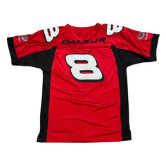 Vintage Dale Earnhardt Jr Budweiser Heavy Embroidered NASCAR Jersey L