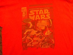 Star Wars comic book men’s T-shirt size XL/XG red tee shirt