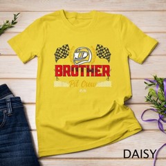 brother Pit Crew Birthday Party Race Car Racing Family T-Shirt Unisex T-shirt