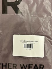 WYR WEAR Long Sleeve Shirt Lot Large L Cotton Egypt Black Merlot 4PC