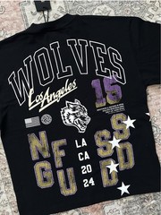 LA x Darc Sport Wolves Los Angeles Lakers Mens Black Premium Tee M /2000