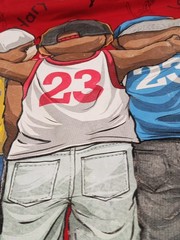 Michael Jordan Kobe Bryant LeBron James XL Launder Legendary All Over Print RARE