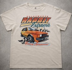 VW Volkswagen Rabbit Extreme Racing Equipment Graphic Tee Shirt Medium