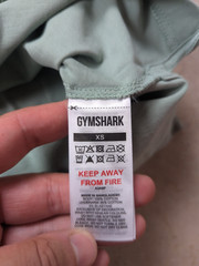 Gymshark Men’s T-Shirt Tank Top Bundle Lot of 2 Green Beige Gym Workout Size XS