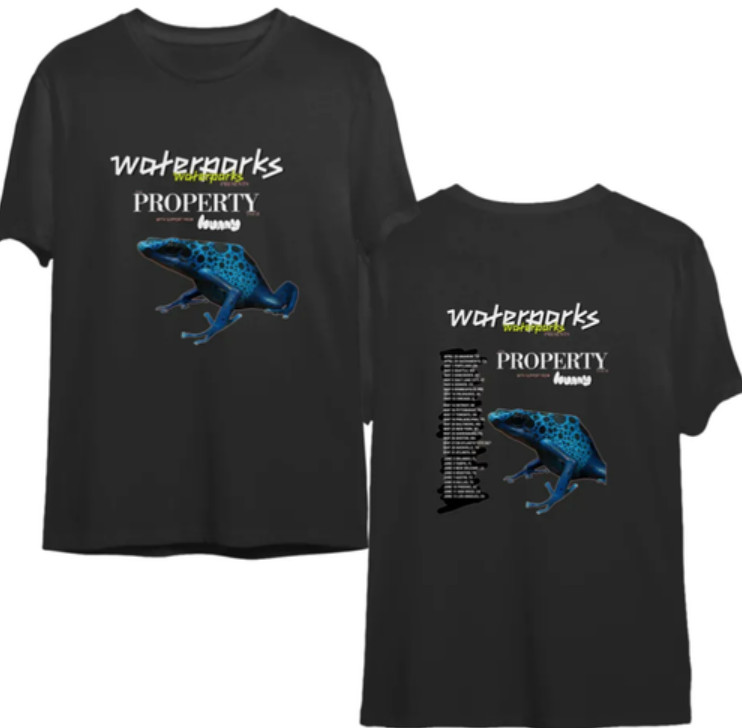 Waterparks Official Style 2023 Tour Premium Fan Collection Shirt