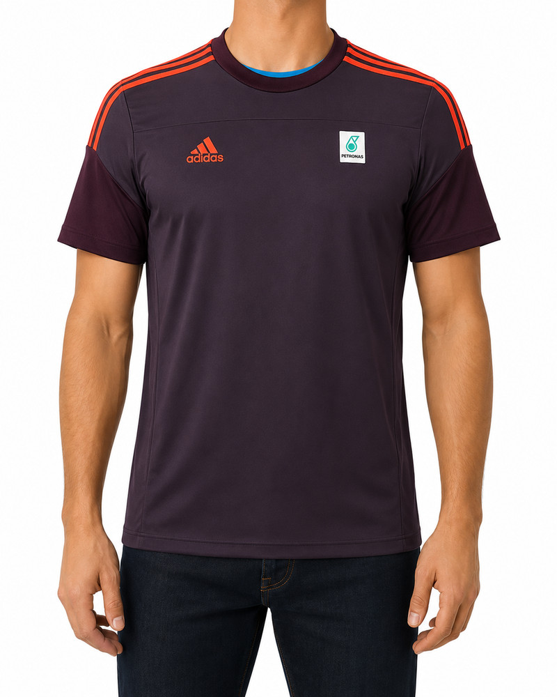 Adidas Women’s Maroon Athletic Jersey Crew Neck Short Sleeve M