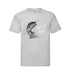 Fishing Bite Me Fish Trout Humour Novelty T Shirt Various Colours And Sizes