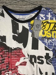 NWT Encrypted AOP Graphic T- Shirt Multicolor Men’s Size 5XL (4xl) Runs Tight