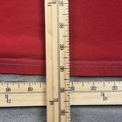 Bleecker & Mercer Shirt Mens Large Blue Red Graphic Boxer Chenille Patch Tee