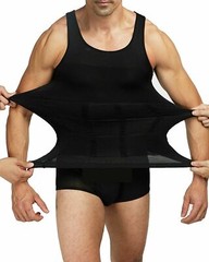 FAJAS Men Ultra Lift Body Slimming Shaper Weight Loss Shapewear Waist Shirt Vest
