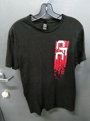 District Mens Black Graphic T Shirt “Cape Fear Customs” Sz L