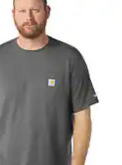 Carhartt Force Relaxed Fit Midweight Short-Sleeve T-Shirt Carbon Heather Medium