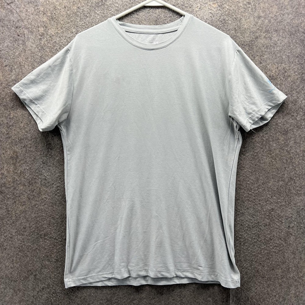 Spyder Shirt Mens Large Gray Lightweight Tagless Performance Tee Casual Basic