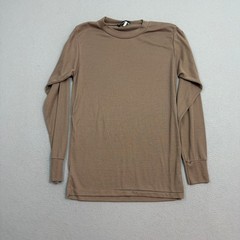 Vintage Kenyon Strata Thermal Shirt Mens Medium Brown Long Sleeve Base Layer USA