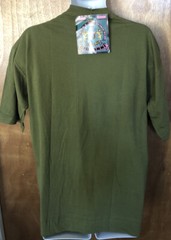 Giovanni L’uomo Men’s Size Small Olive Green Short Sleeve Embroidered T-shirt