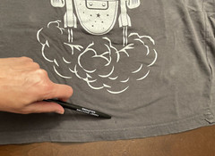 Skateboard Shirt What Could Possibly Go Wrong Grey Small District Made SCI