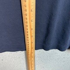Banana Republic Mens Size Medium Navy Blue Luxe Touch Performance T-Shirt Cotton