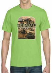 Adult DryBlend® T-Shirt – ( US ARMY – AMERICAN PRIDE / MILITARY )