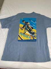 race to replace discovery channel pro cycling team blue T-shirt size extra-large
