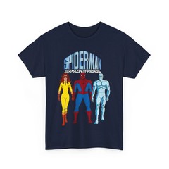 Spider-Man & His Amazing Friends T-Shirt – Firestar, Iceman – Marvel TV Cartoon