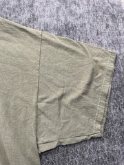 Vintage Rothco T Shirt Mens 3XL Olive Green Skull Crossbones Black Ink Design