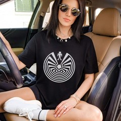 Man In The Maze T-Shirt | I’itoi Native American Symbol Comfort Colors Tee