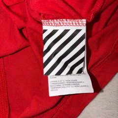 Off-White Bernini Business Casual Red Long Sleeve T-Shirt OMAB001F1818501 Mens M