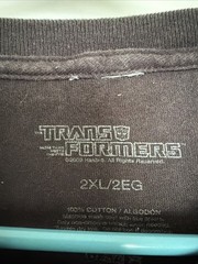 Y2K Transformers T Shirt Deceptions Megatron Large Print Size XXL