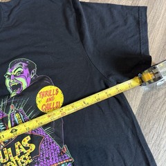 The Halloween Shirt Company Mens Black Dracula Graphic Crew Neck T-Shirt Size L