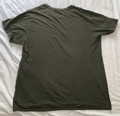 Straub American Lager 1872 Men’s XL olive-green t-shirt District Made 24 by 29.5