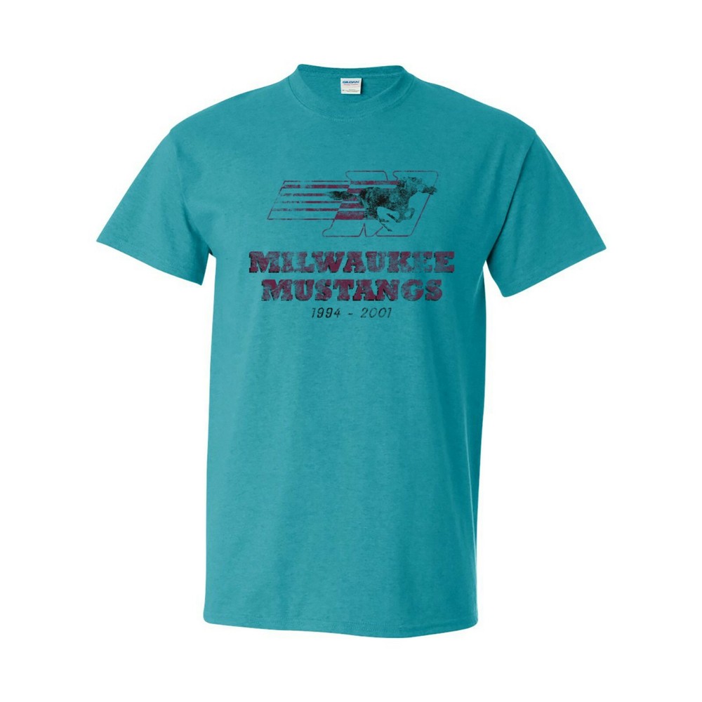 AFL Milwaukee Mustangs UGP Classics Basic Cotton T-Shirt – Antique Jade Dome