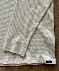Faherty Cloud Surplus Waffle Crew Thermal T Shirt Men’s XXL Ivory $98 L/S NWT