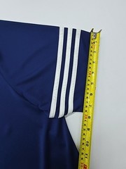 Adidas Men’s T-Shirt Navy Climalite Triple Stripe Size XL Condition New