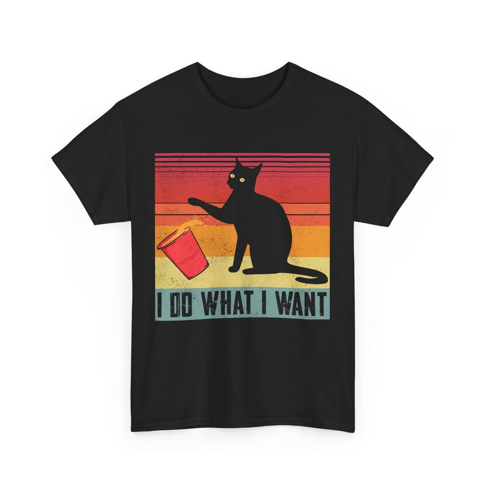 Cat I Do What I Want T-Shirt, Cats Animals Lovers Women Men Vintage Shirt