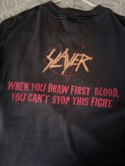 Vintage Slayer 2001 Payback T-Shirt Large