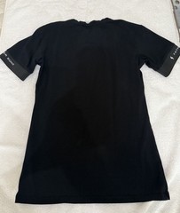 FATHER SONS CLASSIC BLACK CREW T SHIRT WITH FS ELASTIC SLEEVE BRANDING (SMALL)