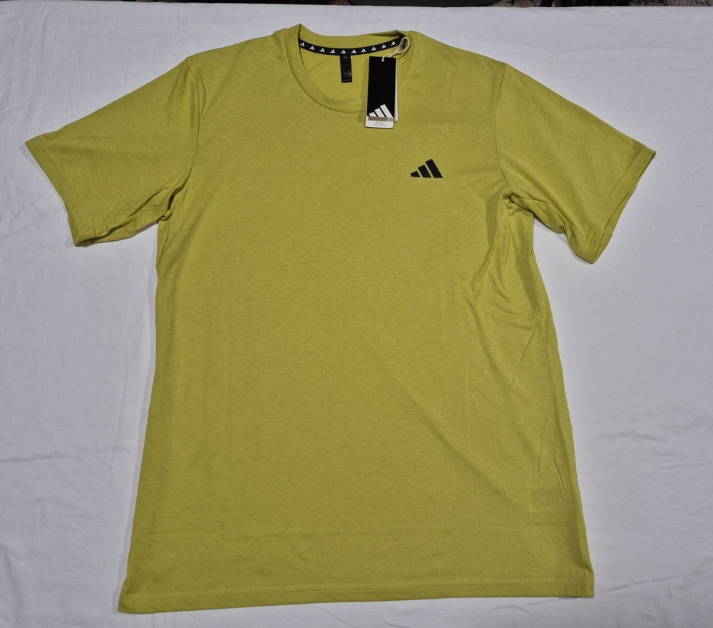 Adidas Mens Sports Training Running Shirt JW7439 Prevoloed Lime Climacool