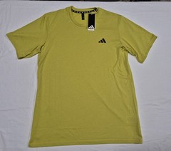 Adidas Mens Sports Training Running Shirt JW7439 Prevoloed Lime Climacool