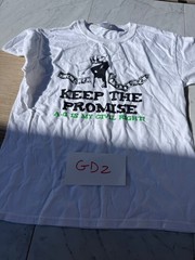 KEEP THE PROMISE T-Shirt Anti-Fascist Political Activist Tee size M gd2