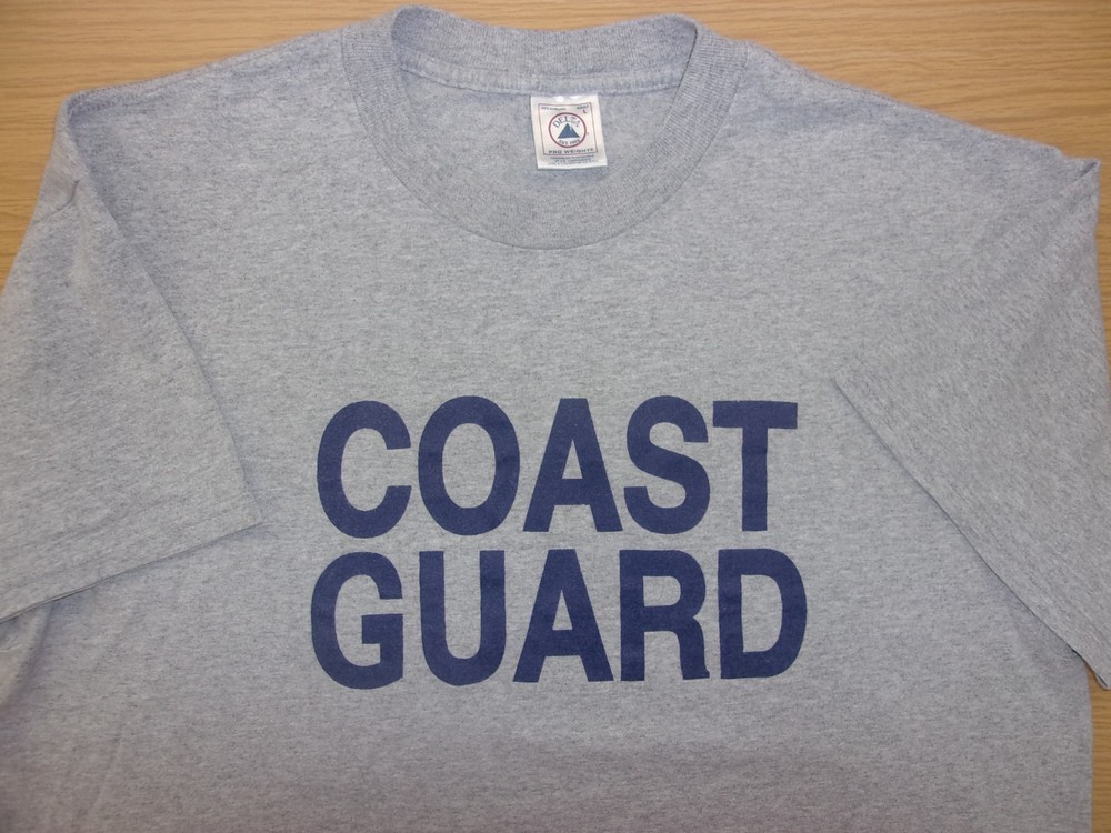 Delta USCG United States Coast Guard Authentic T-Shirt Mens L ~NEW~