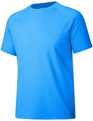 Mens UPF 50+ Short Sleeve Shirts Quick Dry Performance Hiking Rashguard Tee Tops